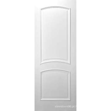 Interno 2 Curvo Painel Arqueado Superior Branco Impresso Porta De Madeira